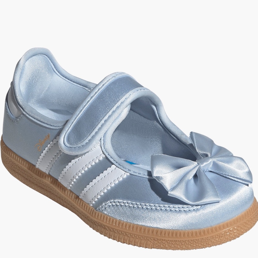 Adidas x Disney Alice in Wonderland  Light Blue Dress Shoes with Bow